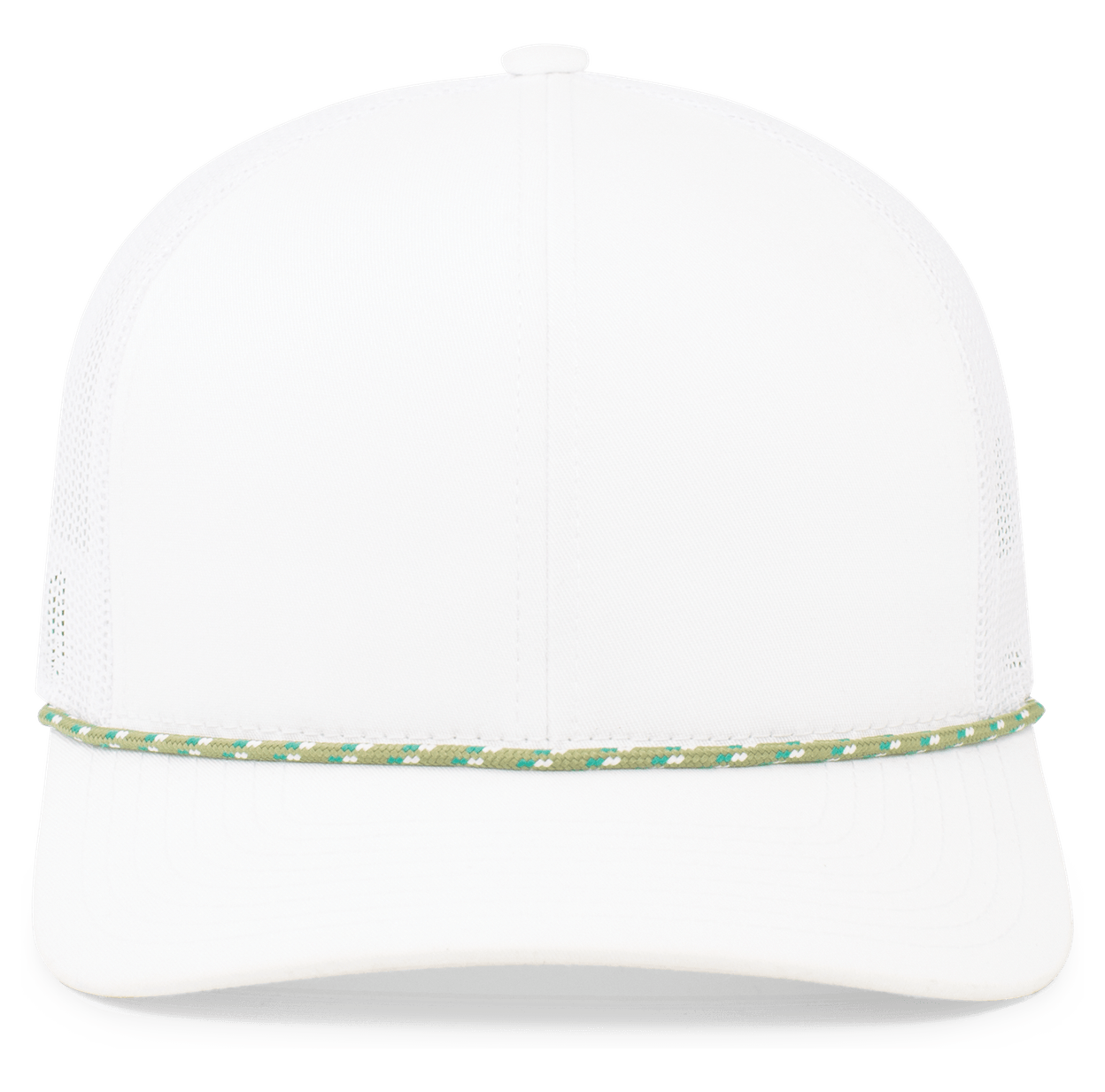 WHITE/MOSS GREEN