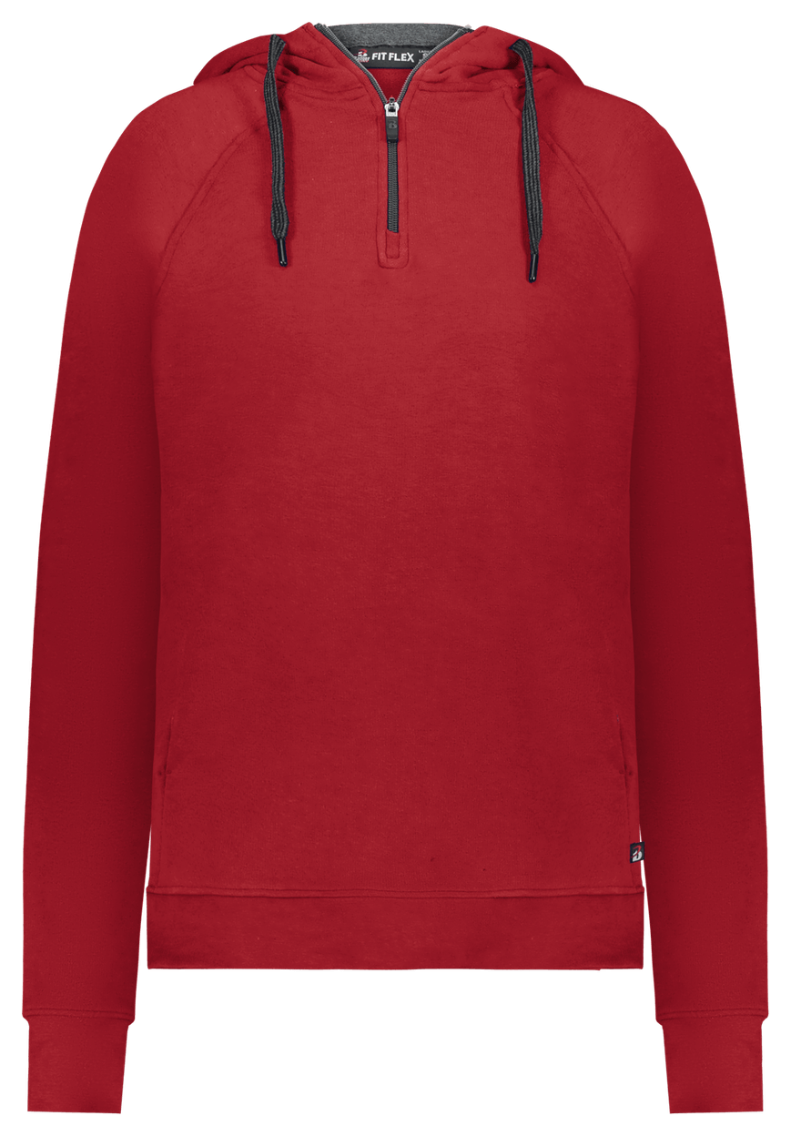 LADIES FIT FLEX 1/4 ZIP HOODIE