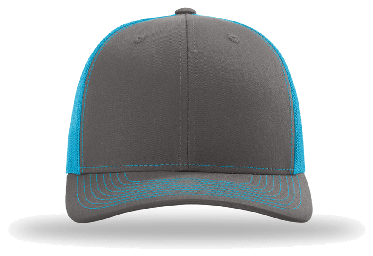 Charcoal/ Neon Blue