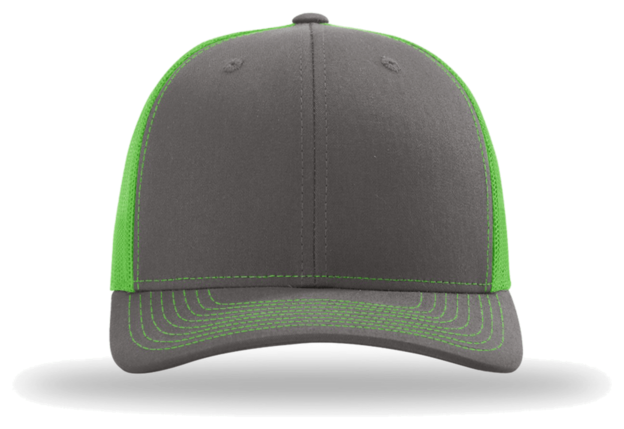 Charcoal/ Neon Green