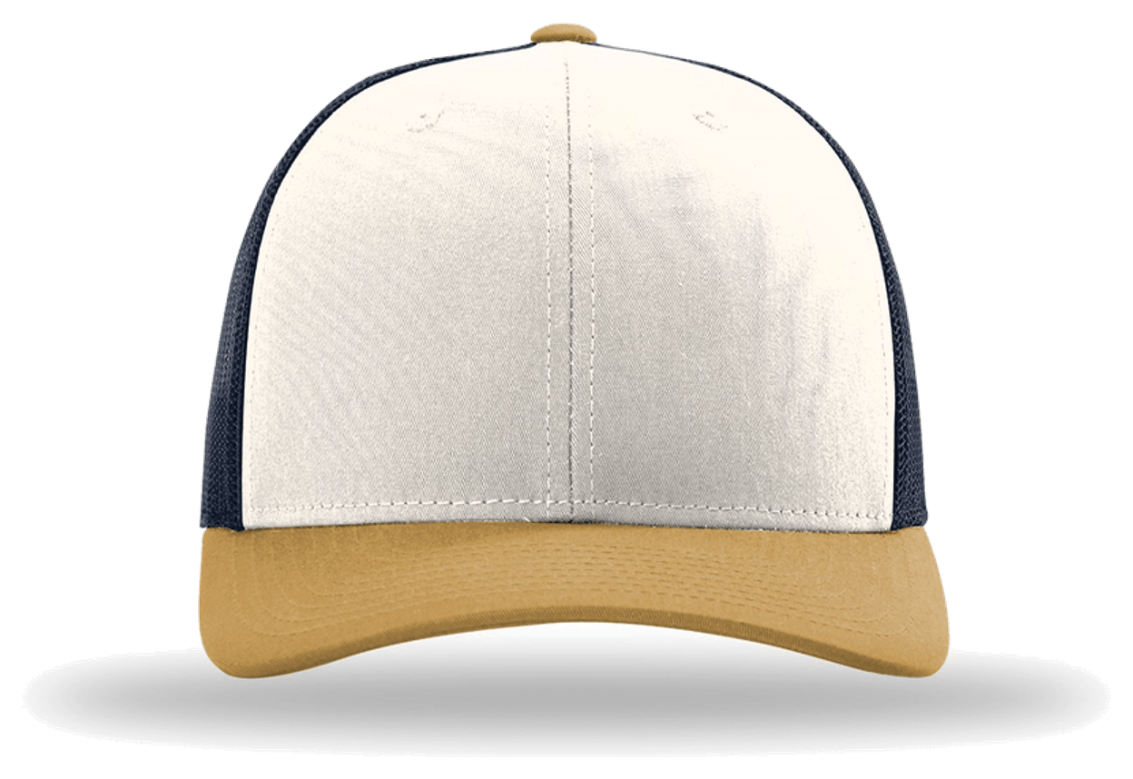 Cream/ Navy/ Amber Gold