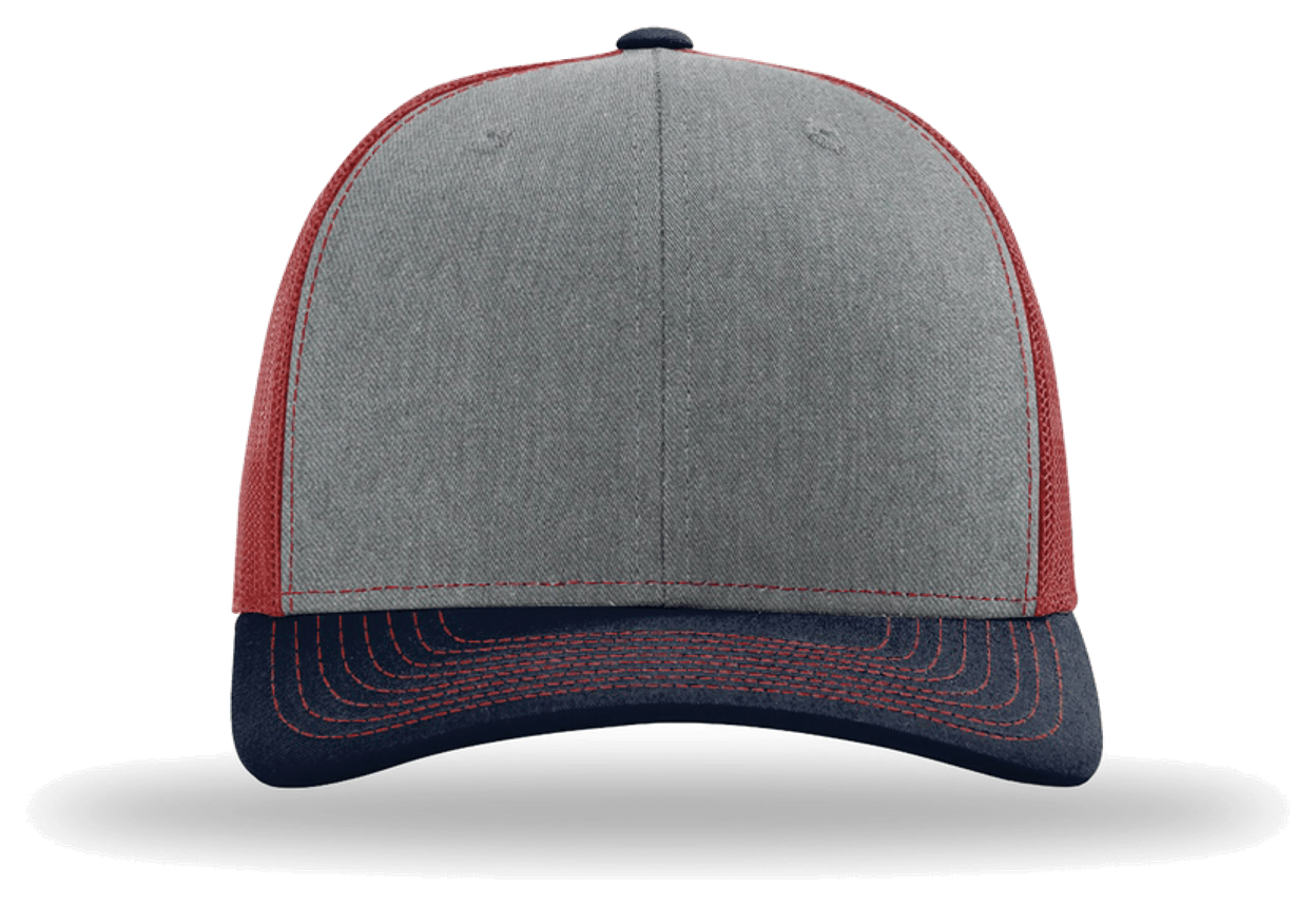 Heather Grey/ Cardinal/ Navy