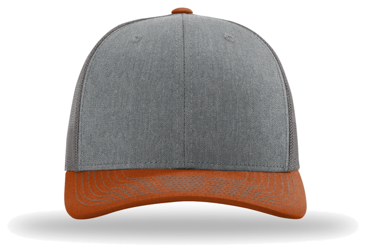 Heather Grey/ Charcoal/ Dark Orange