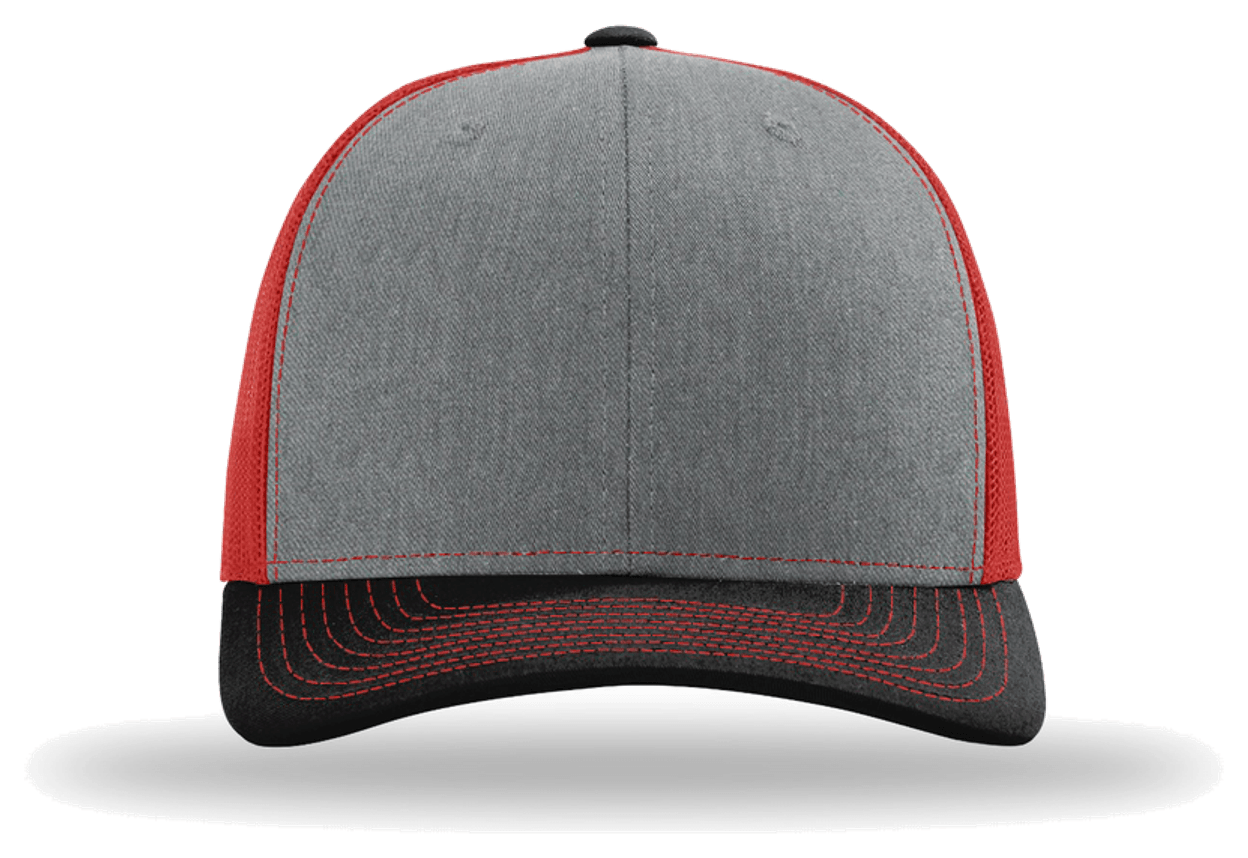 Heather Grey/ Red/ Black