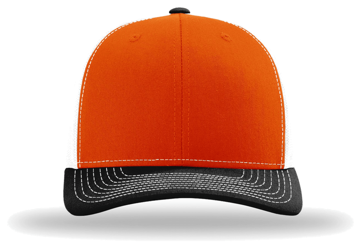 Orange/ White/ Black