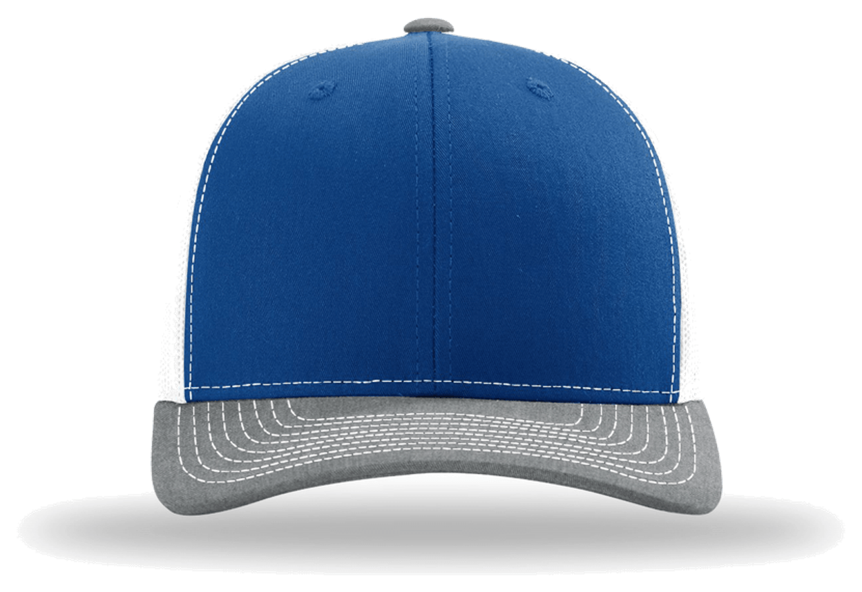 Royal/ White/ Heather Grey