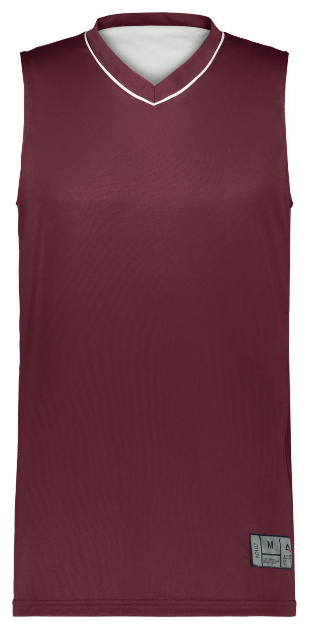MAROON/WHITE