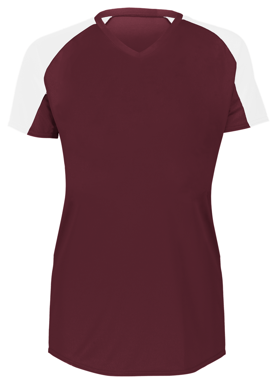 MAROON/WHITE