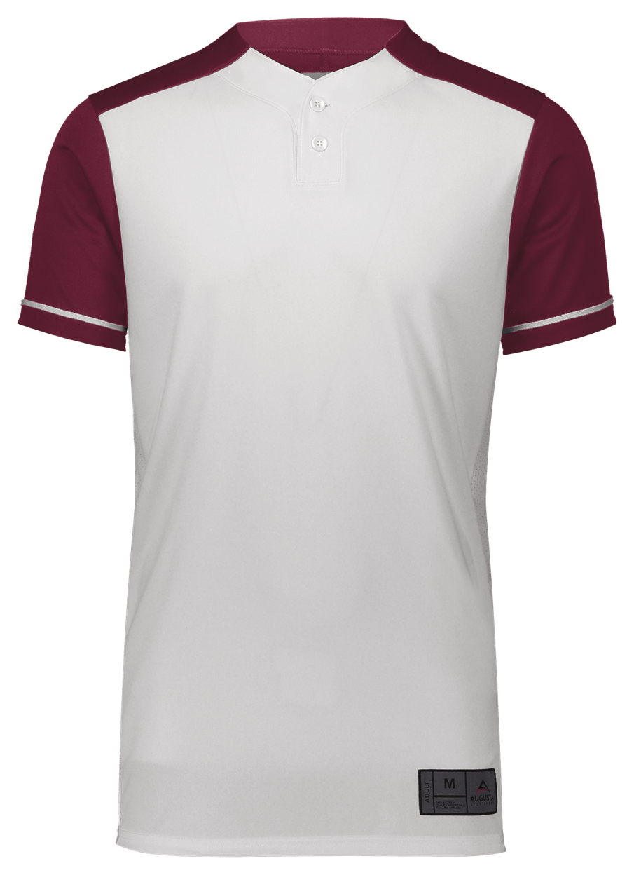 WHITE/MAROON