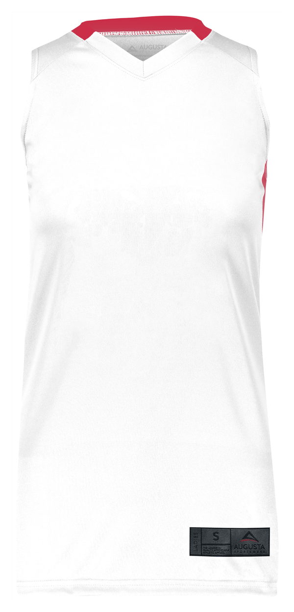 WHITE/RED