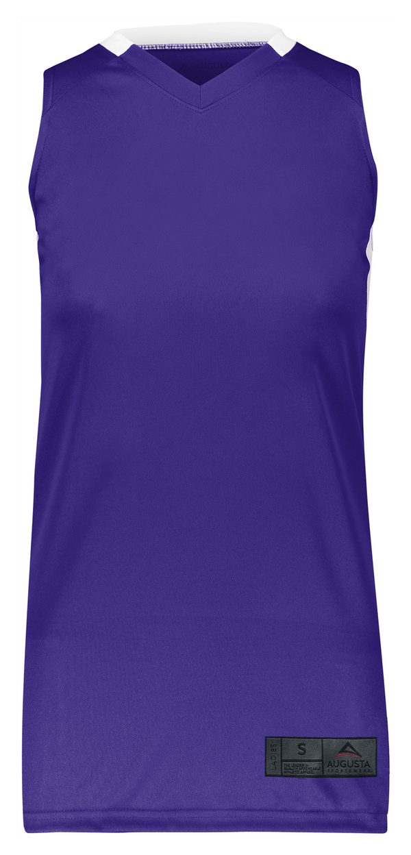 PURPLE/WHITE
