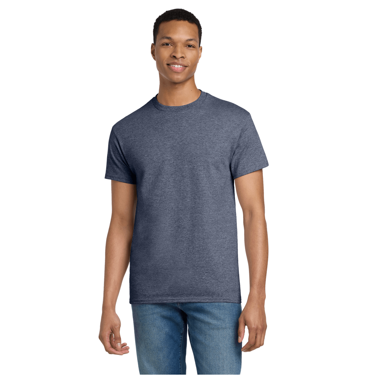Heathered Navy