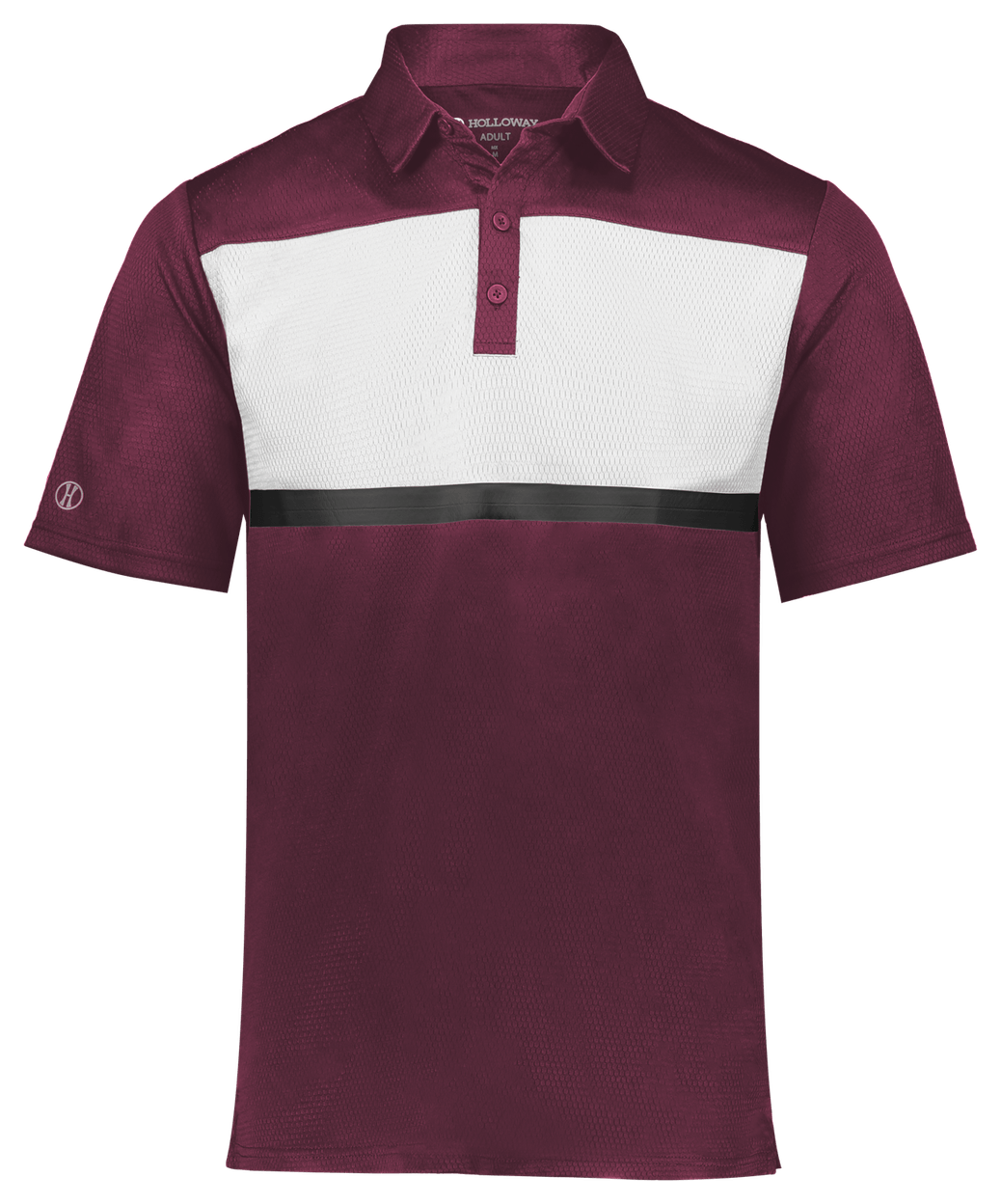 MAROON/WHITE