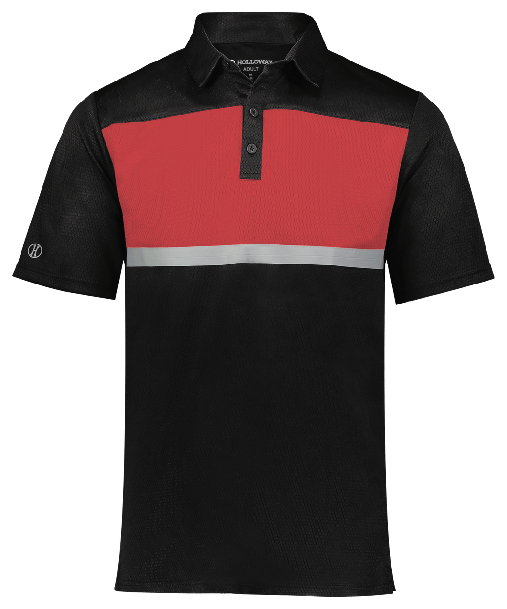 BLACK/SCARLET