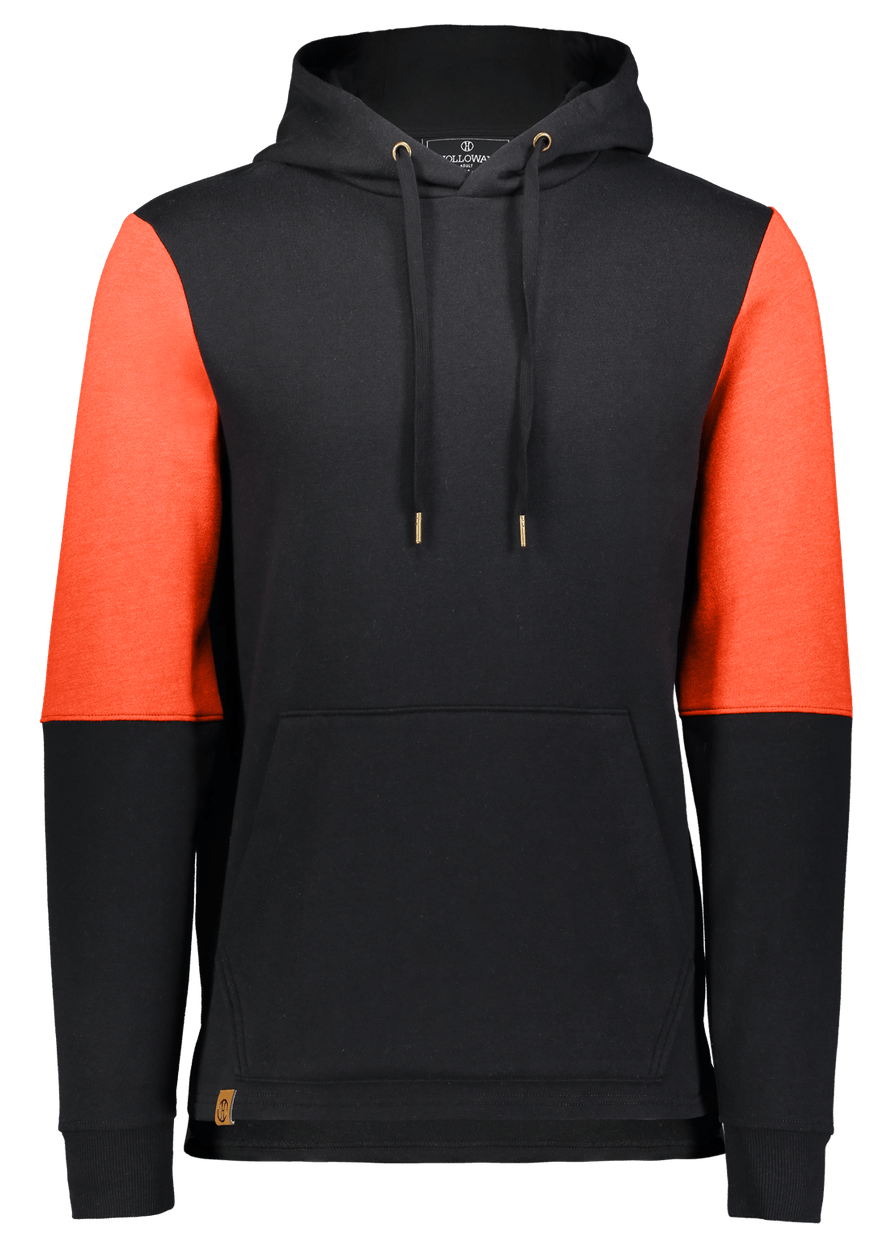 BLACK/ORANGE HEATHER