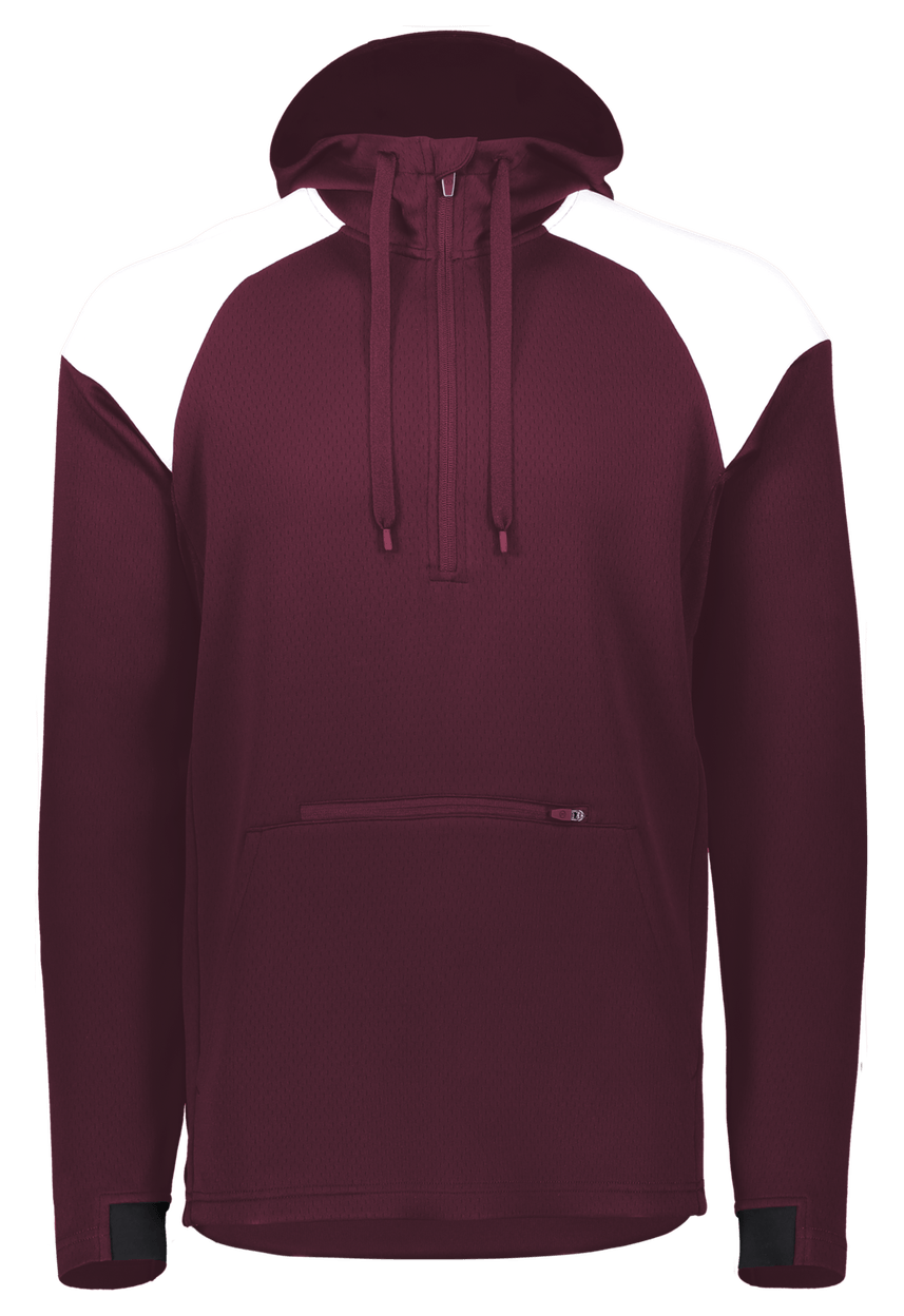 MAROON/WHITE