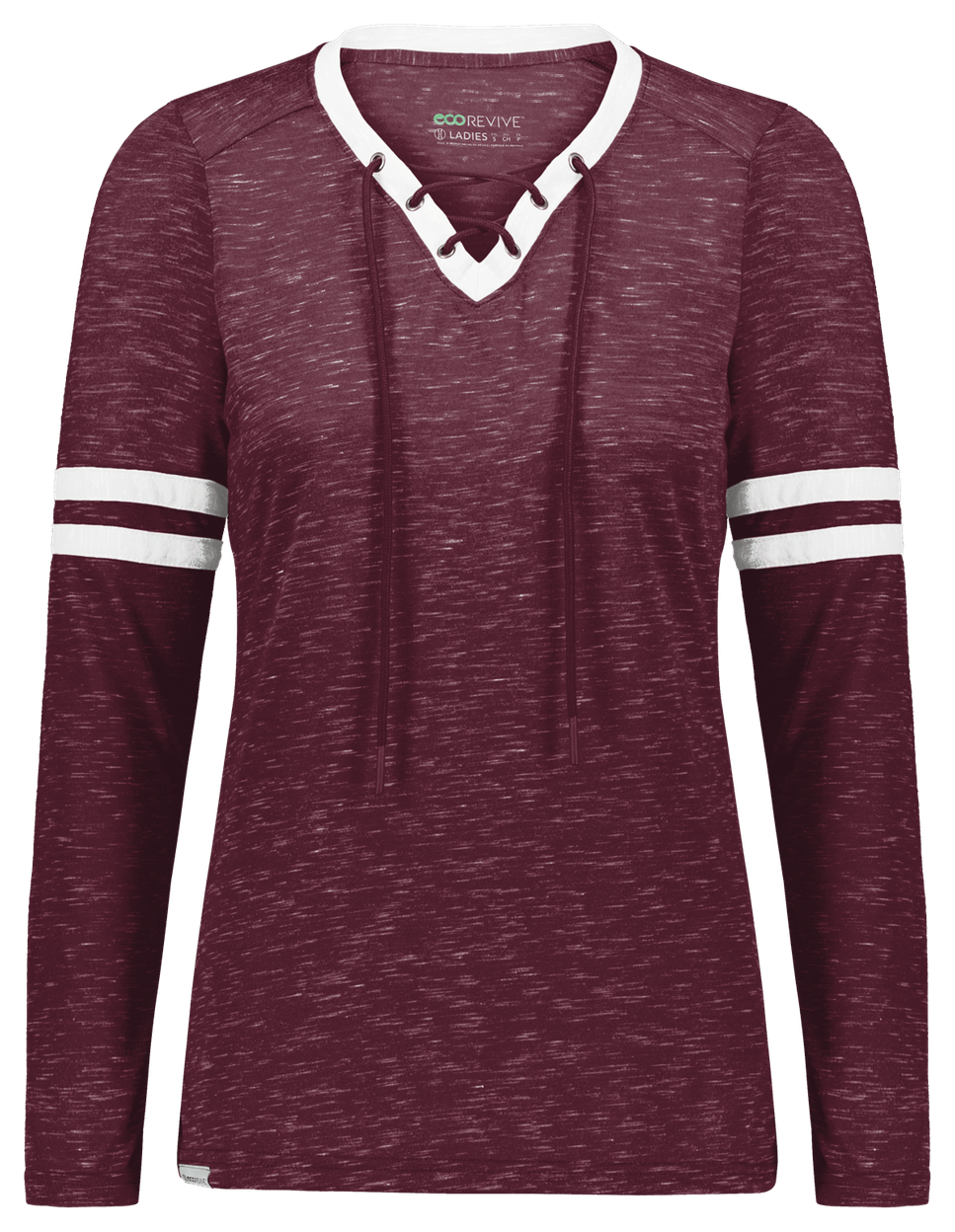 MAROON HEATHER/WHITE