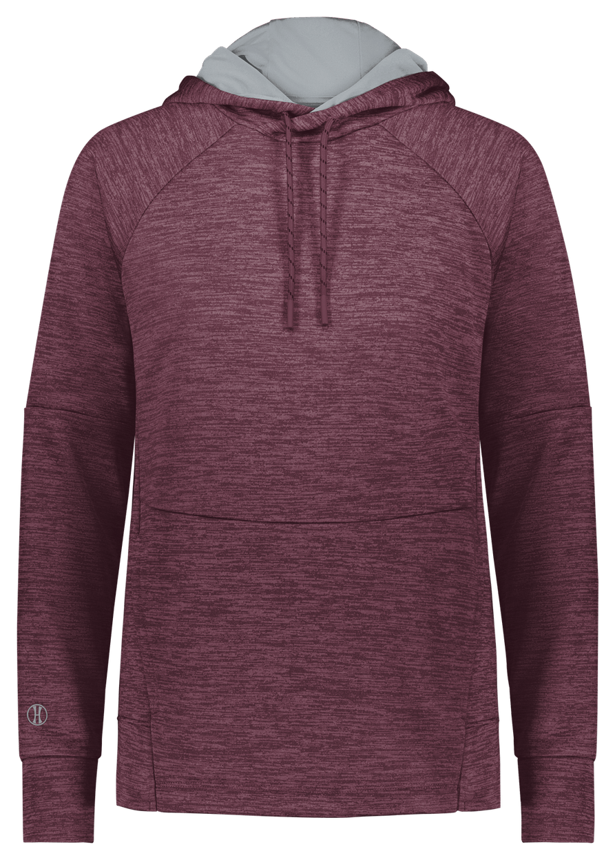 MAROON HEATHER/SILVER