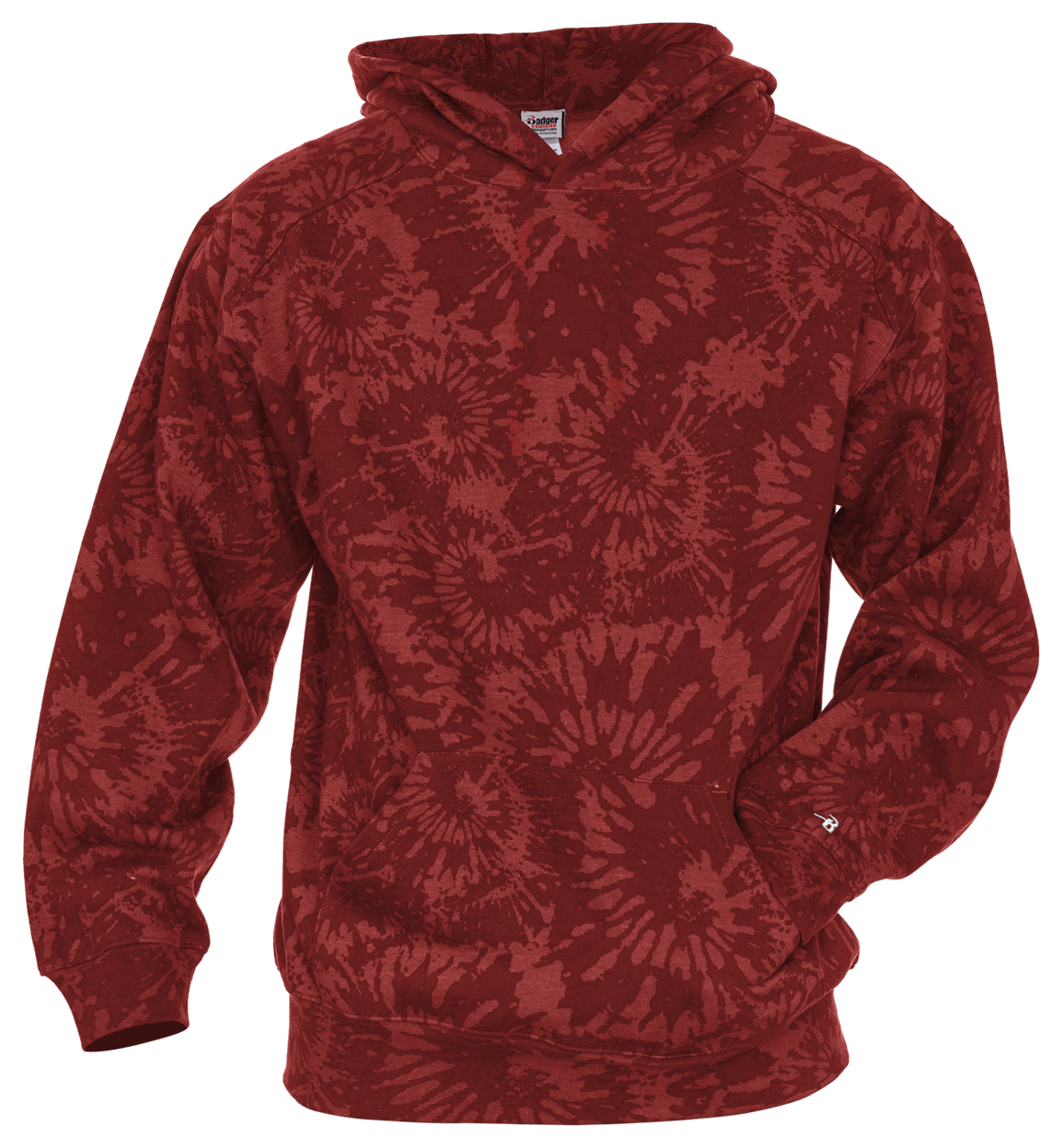 YOUTH ATHLETIC FLEECE TIE-DYE HOODIE