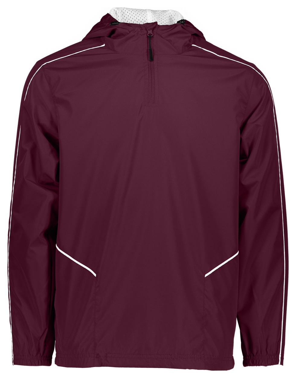 MAROON/WHITE
