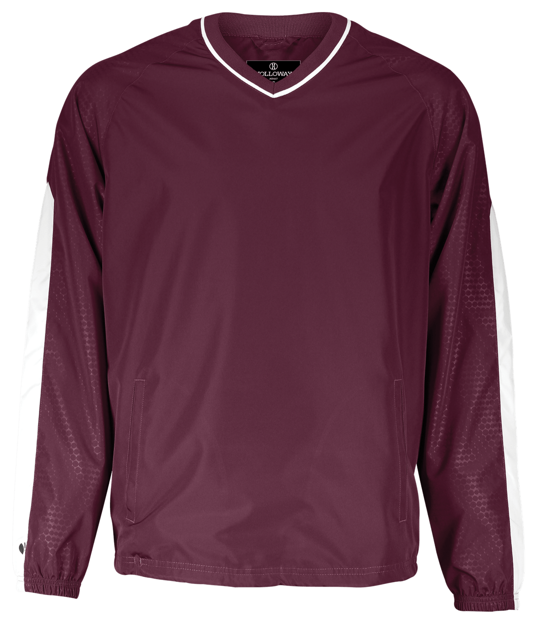 MAROON/WHITE