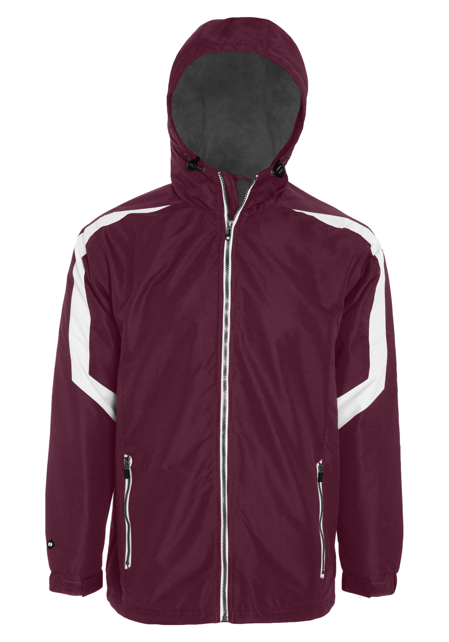 MAROON/WHITE