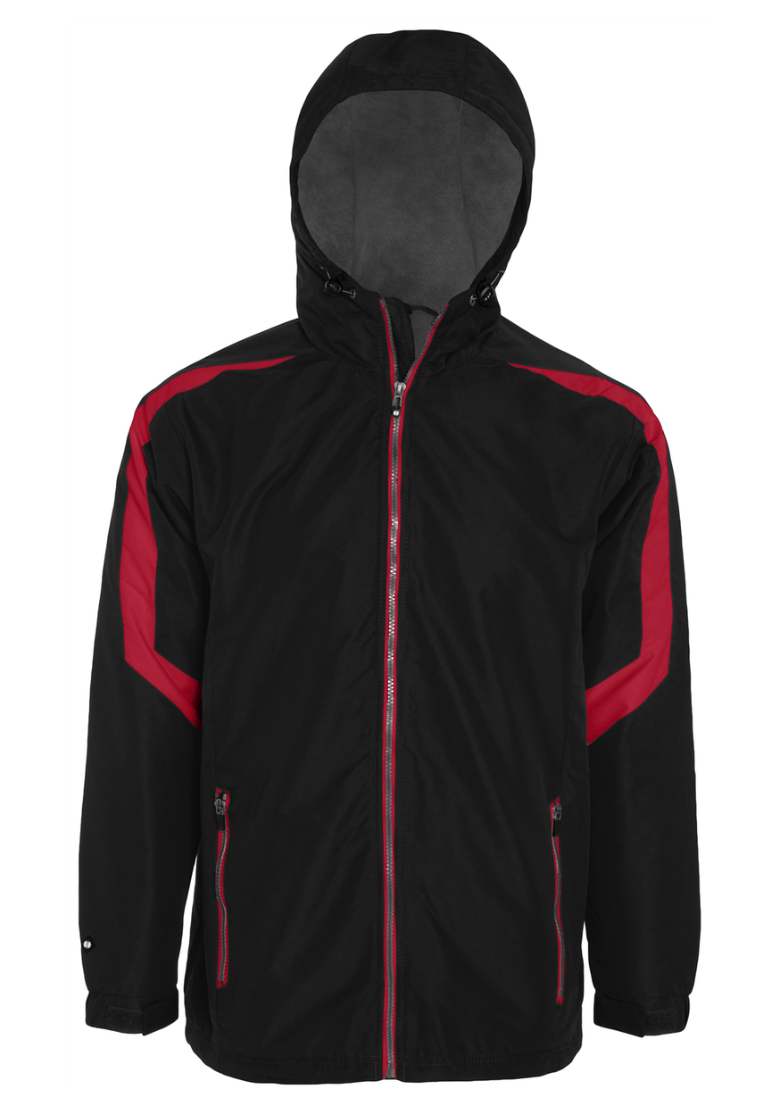 BLACK/SCARLET