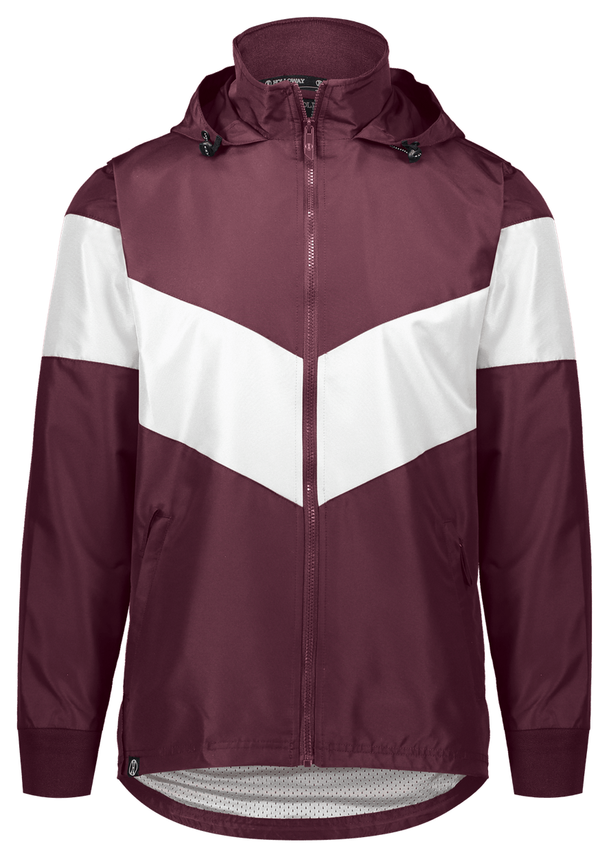 MAROON/WHITE