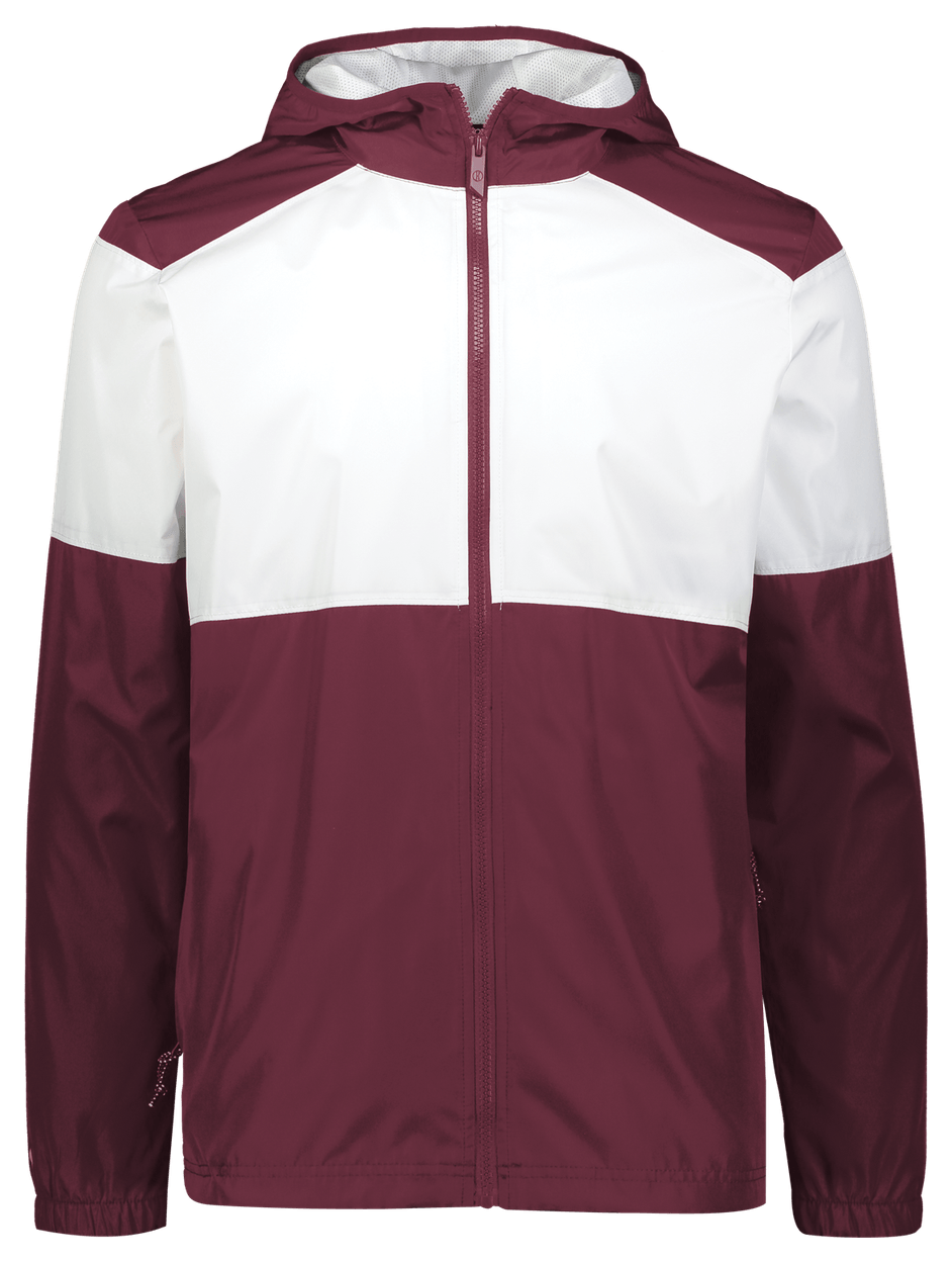 MAROON/WHITE