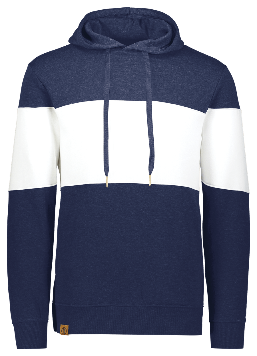 NAVY HEATHER/WHITE