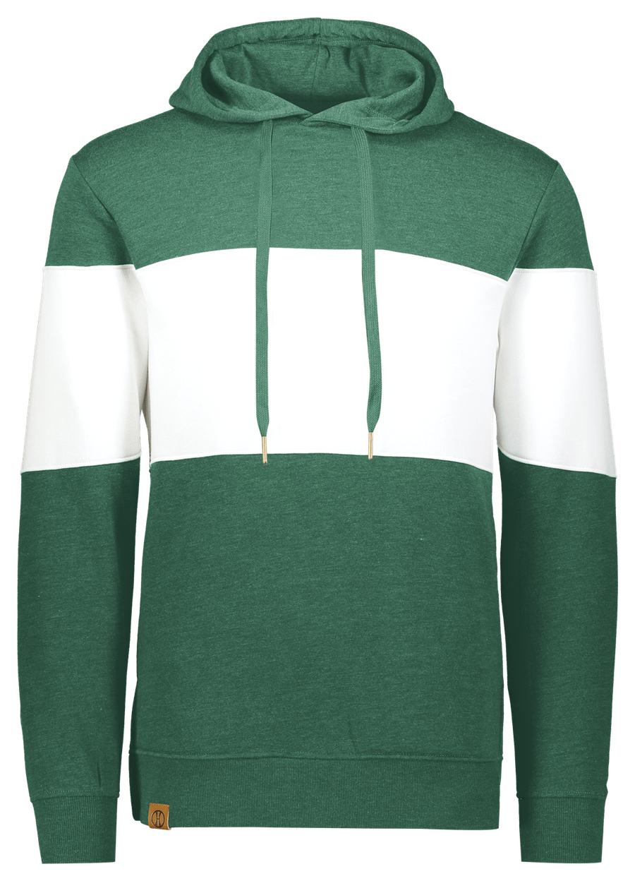 DARK GREEN HEATHER/WHITE