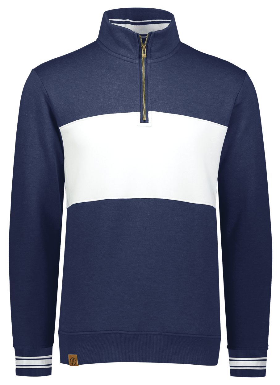 NAVY HEATHER/WHITE