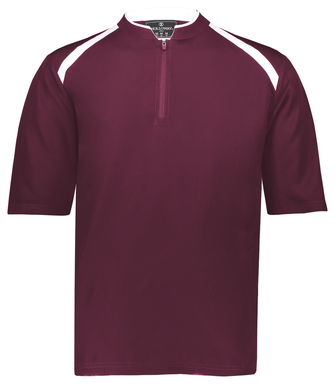 MAROON/WHITE