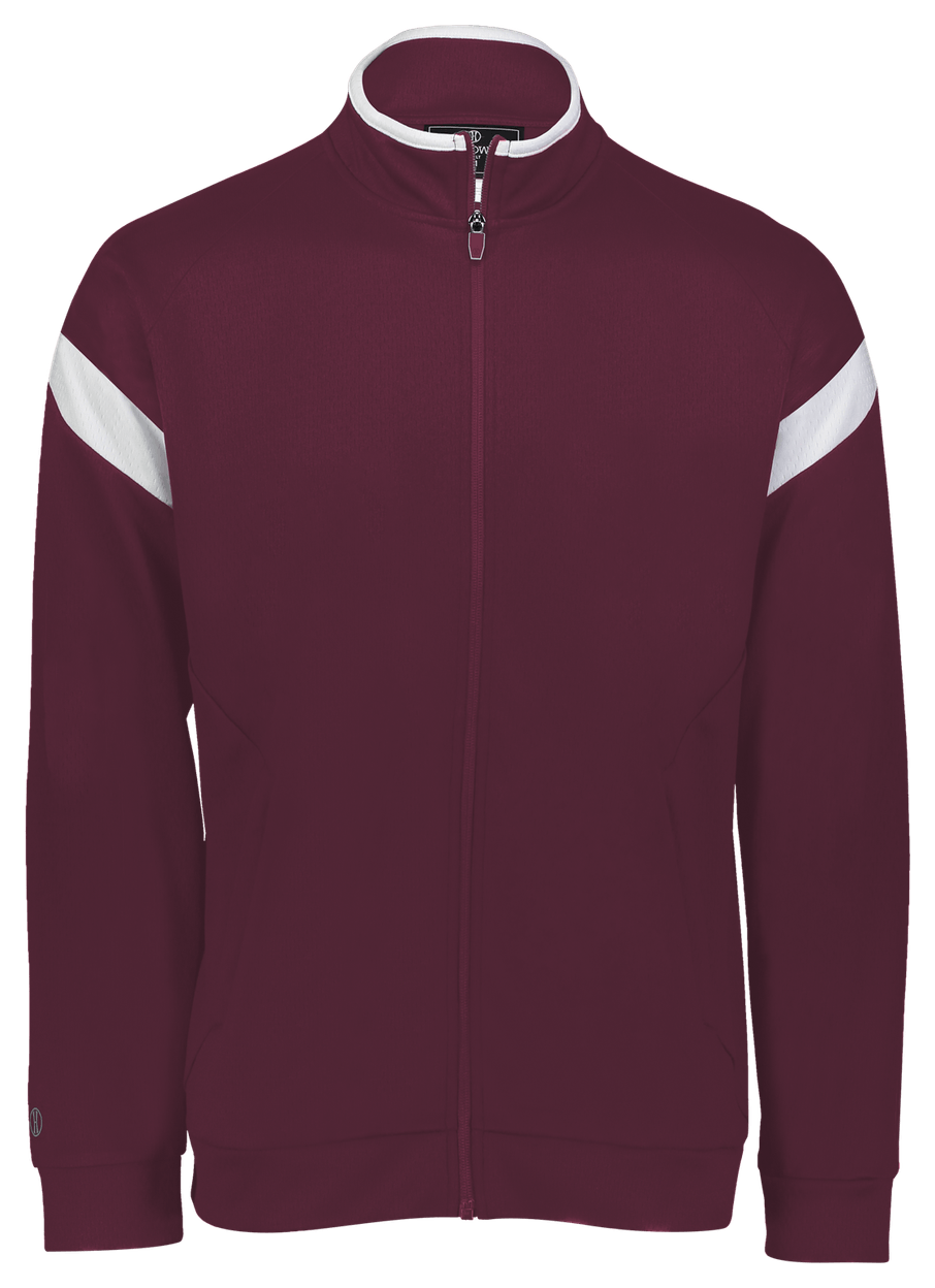 MAROON/WHITE