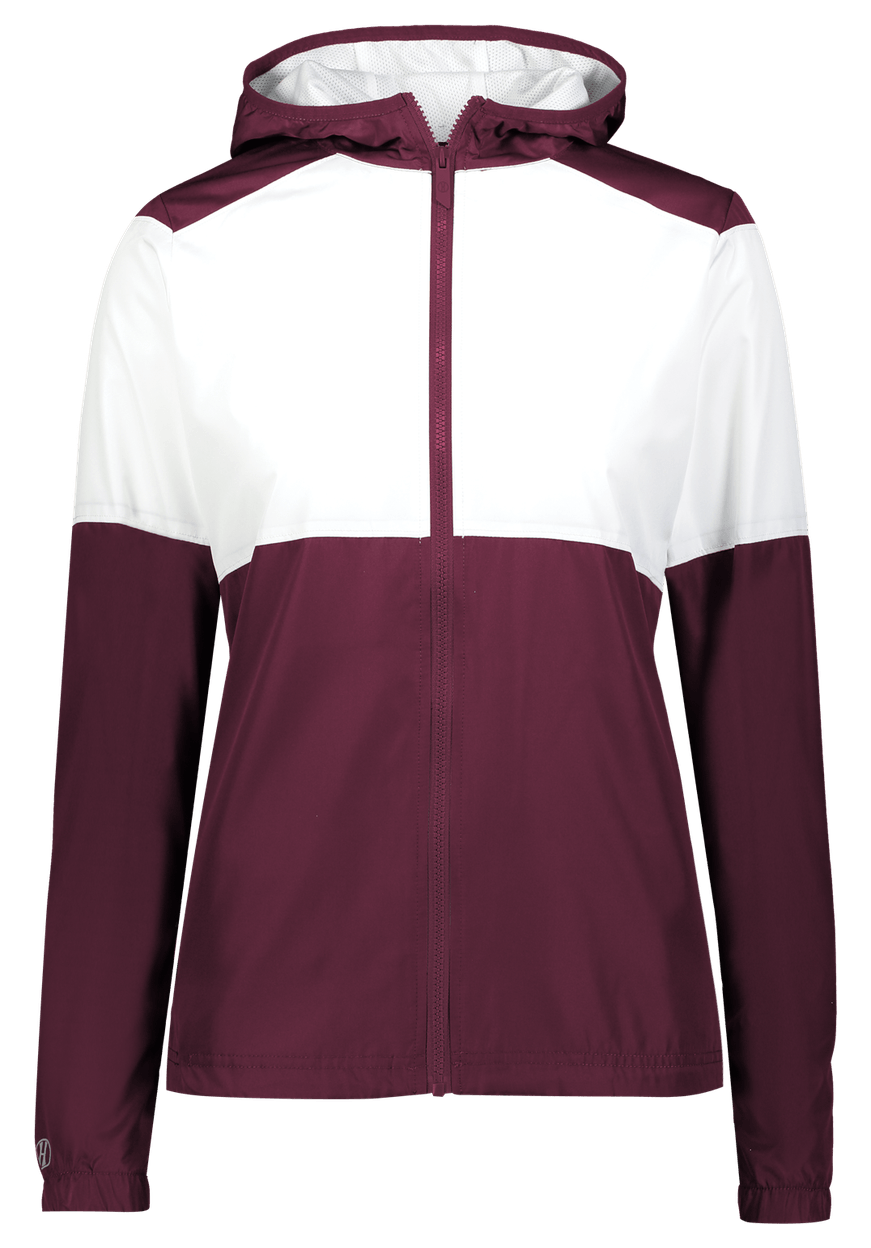 MAROON/WHITE