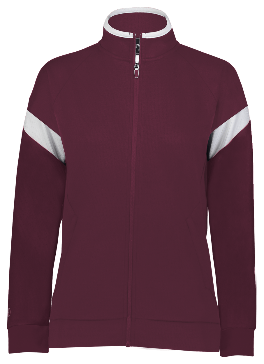 MAROON/WHITE