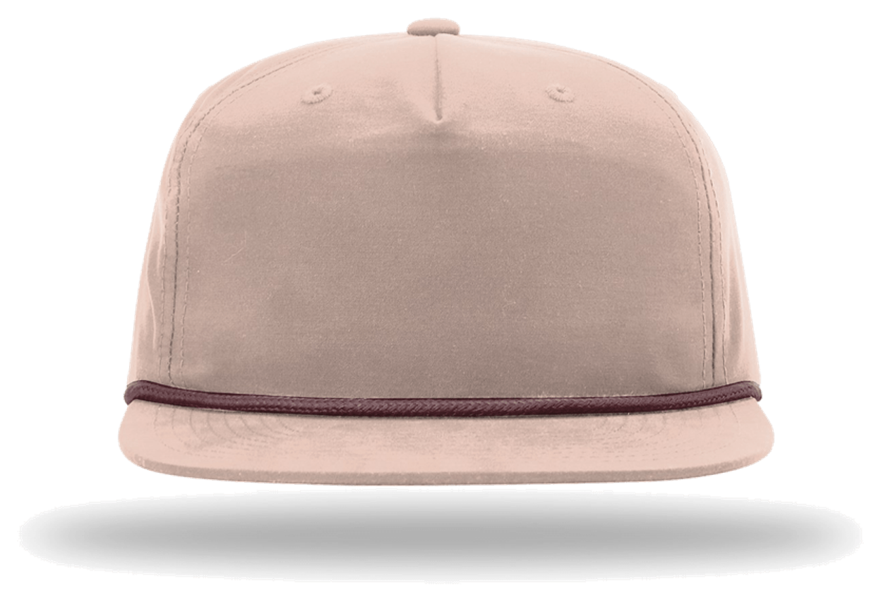 Pale Peach/ Maroon