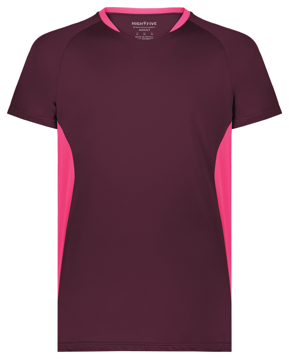 MAROON/POWER PINK