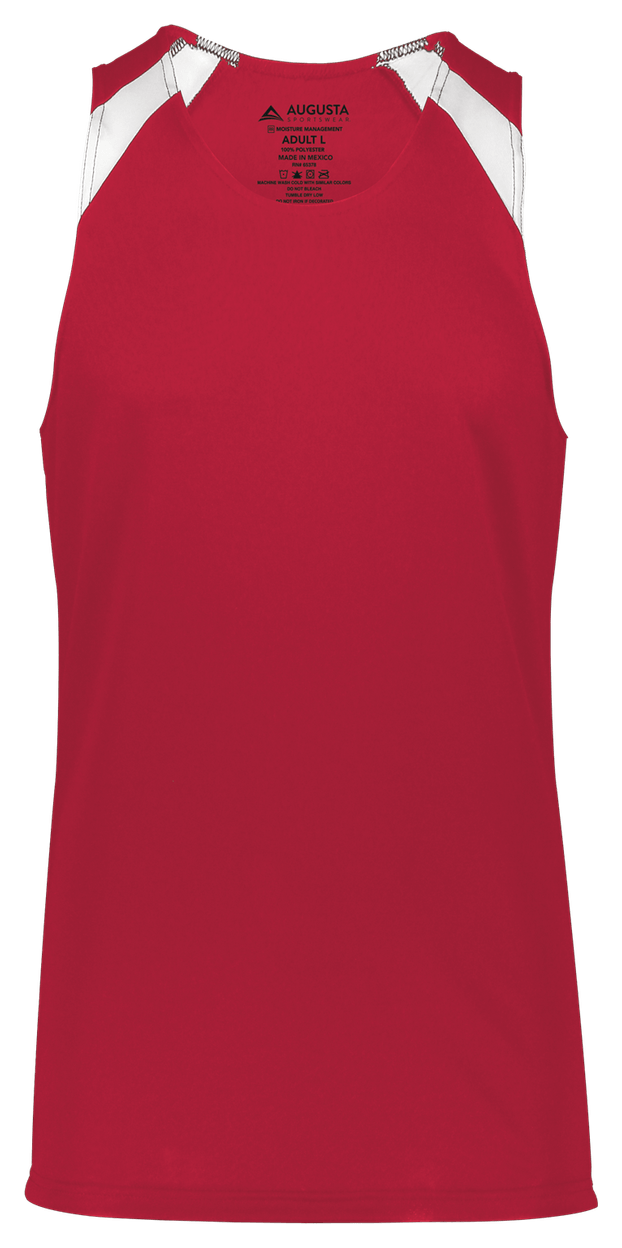 SCARLET/WHITE