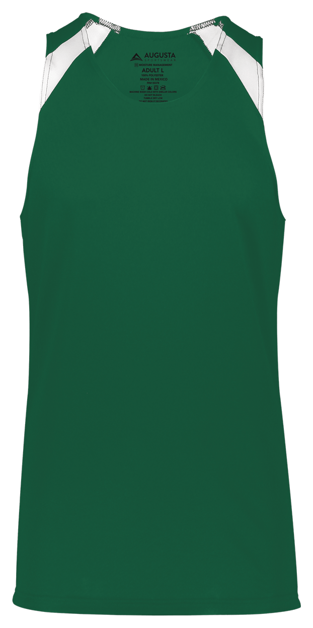 DARK GREEN/WHITE