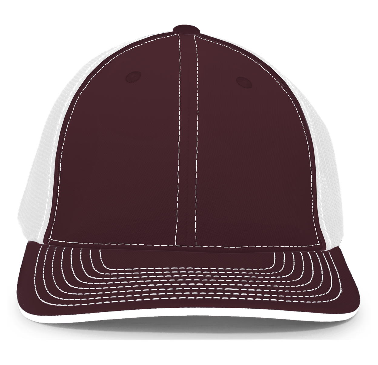 MAROON/WHITE