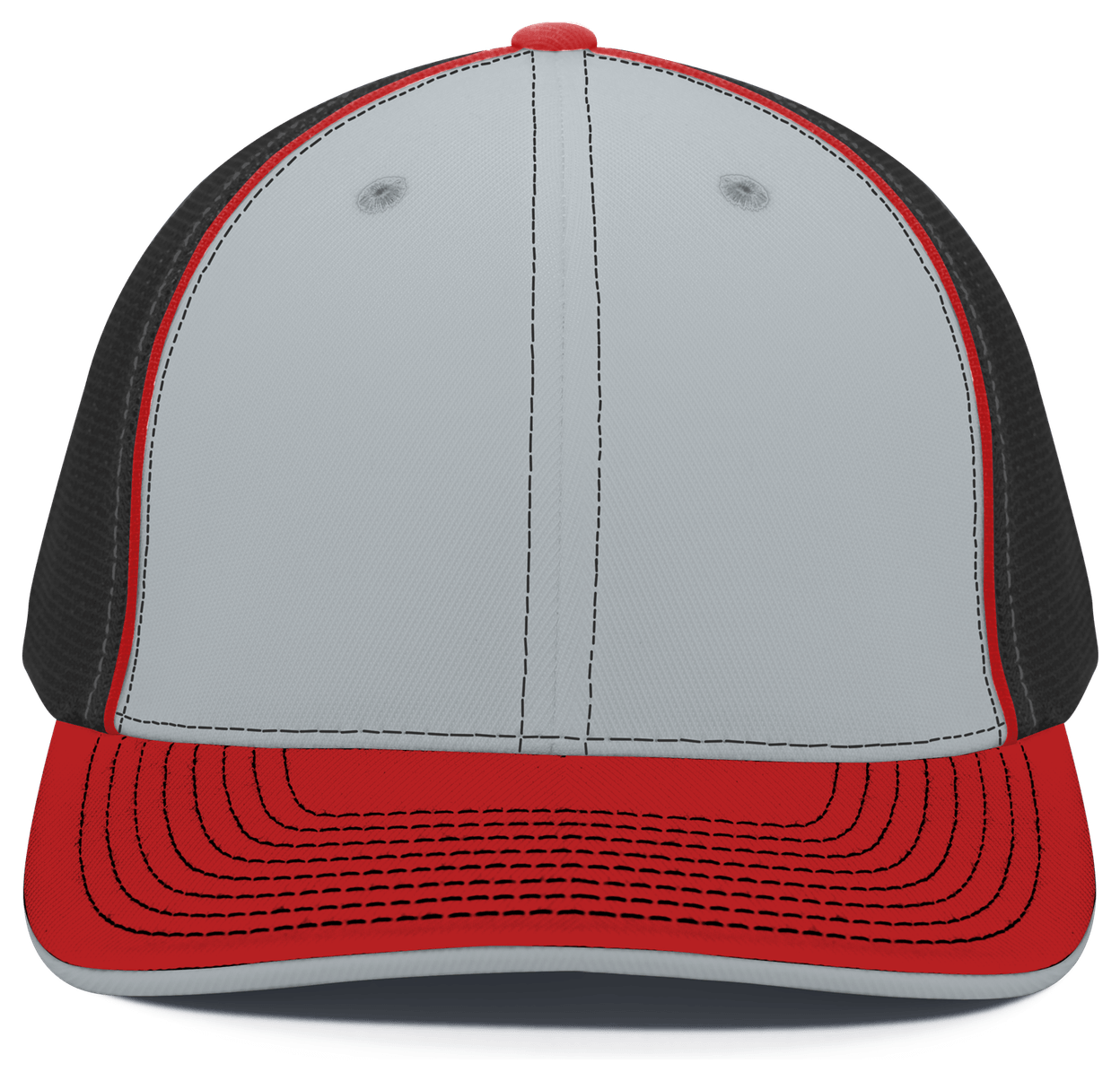 SILVER/BLACK/RED