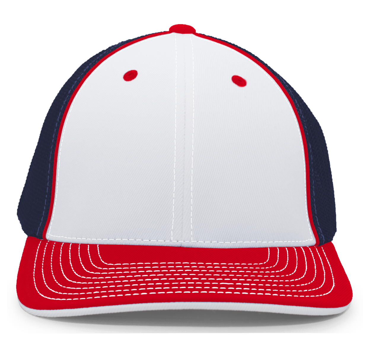 WHITE/NAVY/RED
