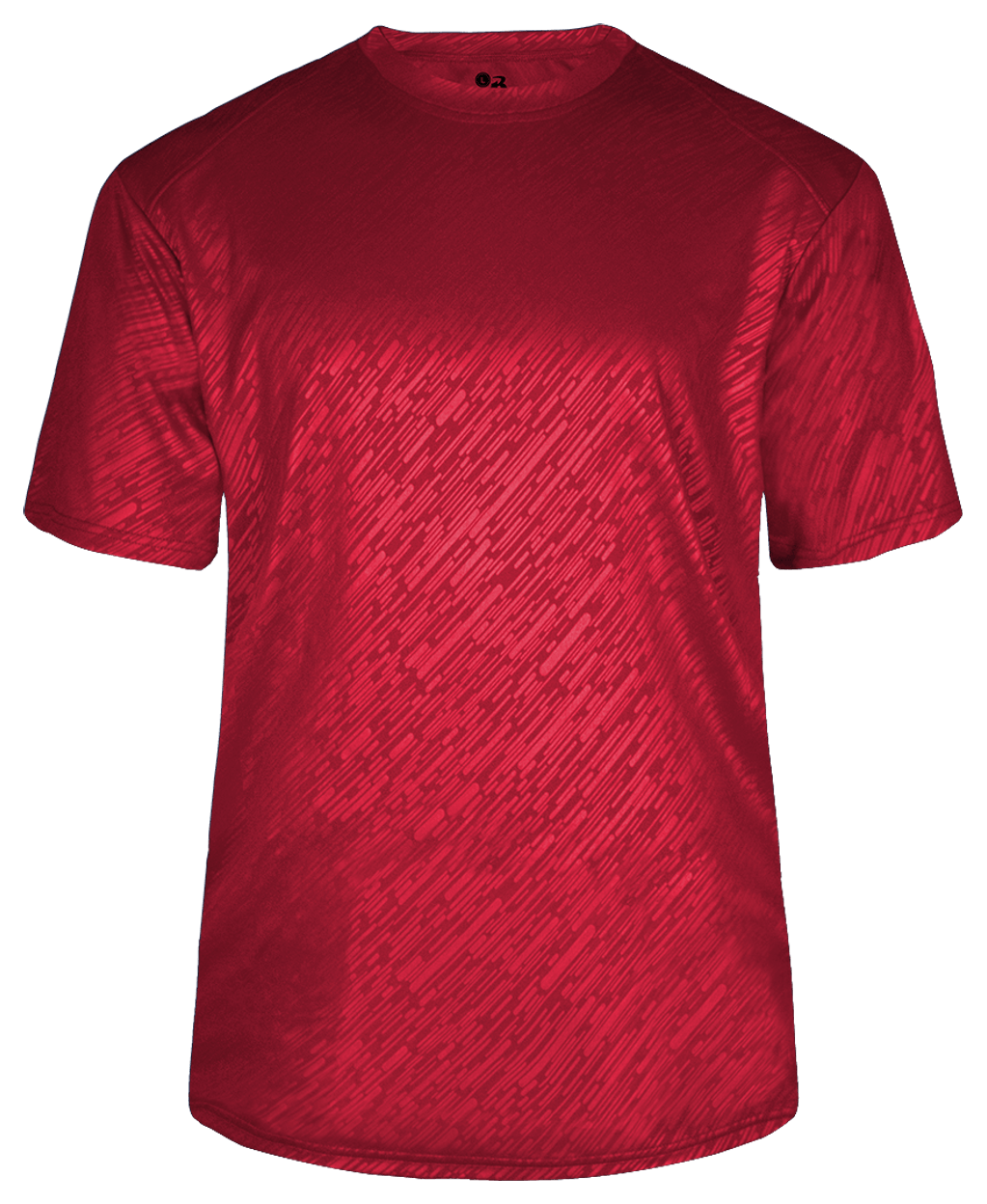 LINE EMBOSSED TEE