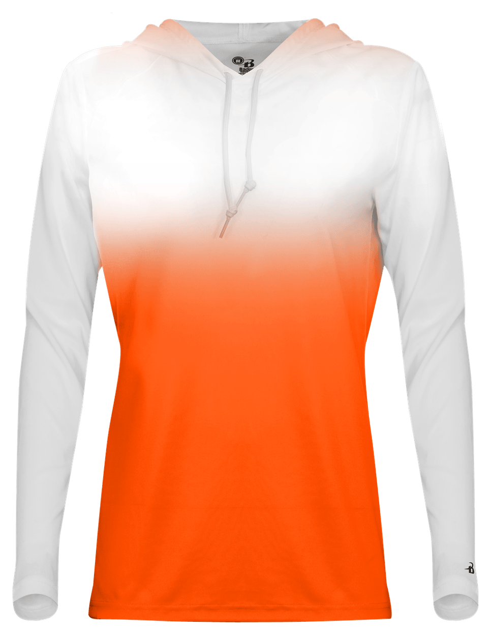 LADIES OMBRE HOODED TEE