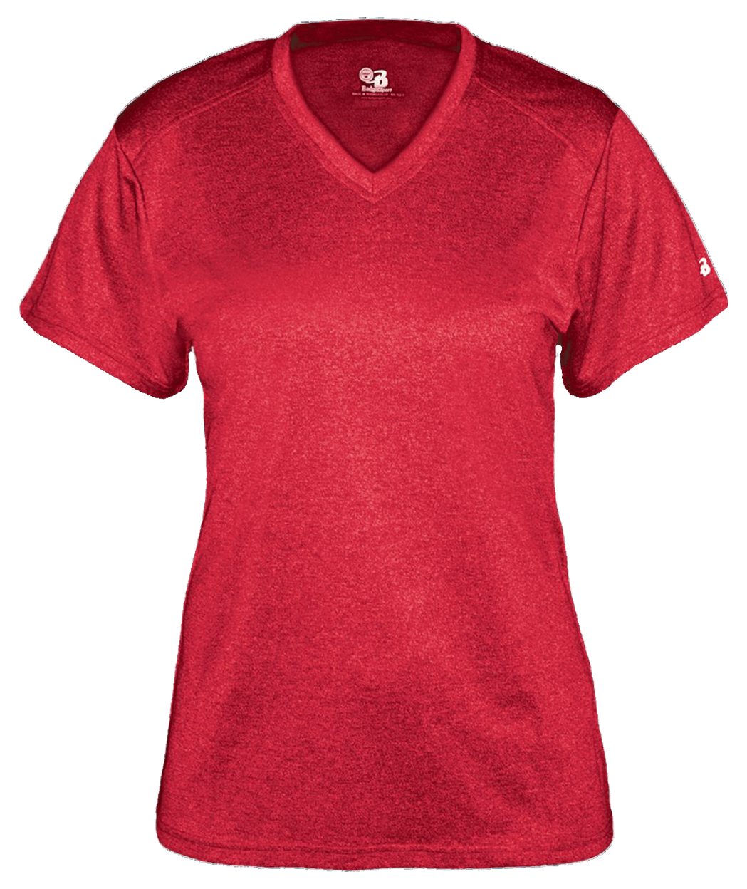 LADIES PRO HEATHER V-NECK TEE