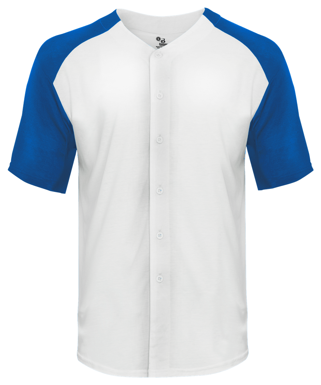 TRI-BLEND FULL BUTTON TEE