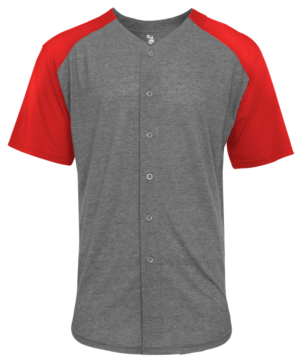 GRAPHITE HEATHER/RED (BA)