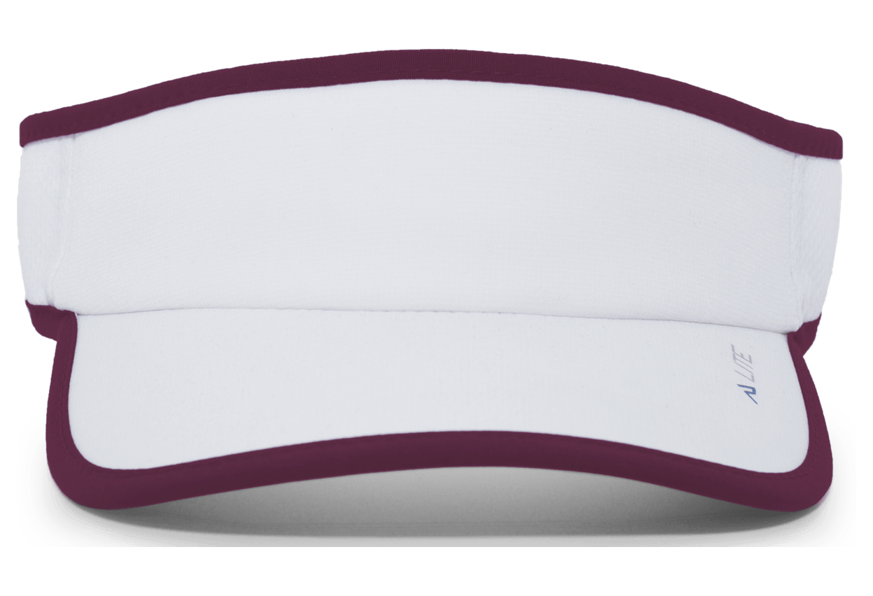 WHITE/MAROON