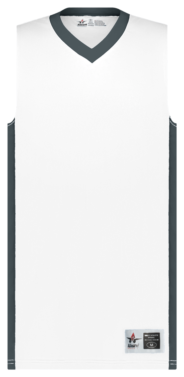 WHITE/CHARCOAL SOLID (BA)